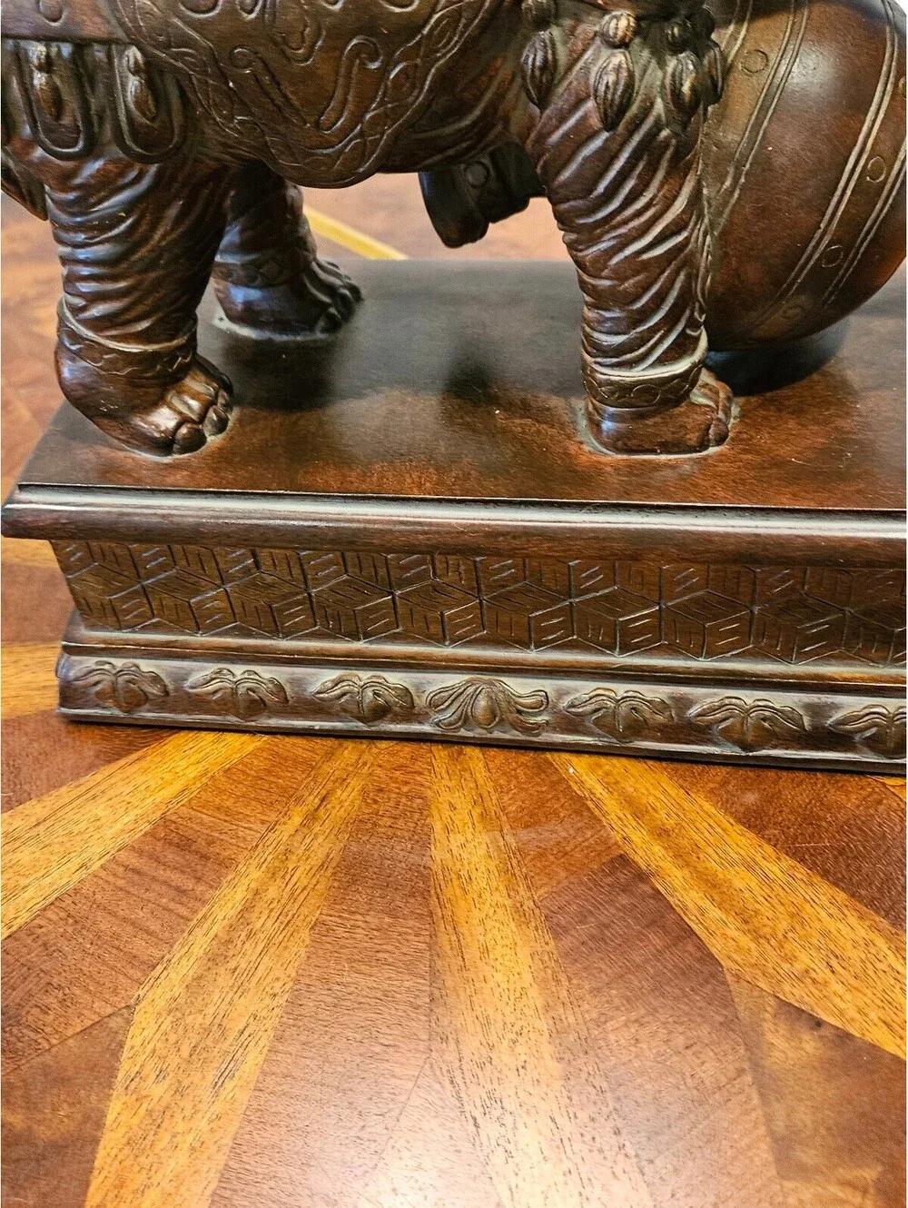 Rare Maitland-Smith Whimsical Elephant & Monkey Figural Table Lamp - 33 In Tall